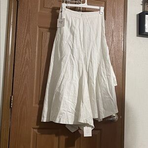 Blank NYC Asymmetrical White Skirt